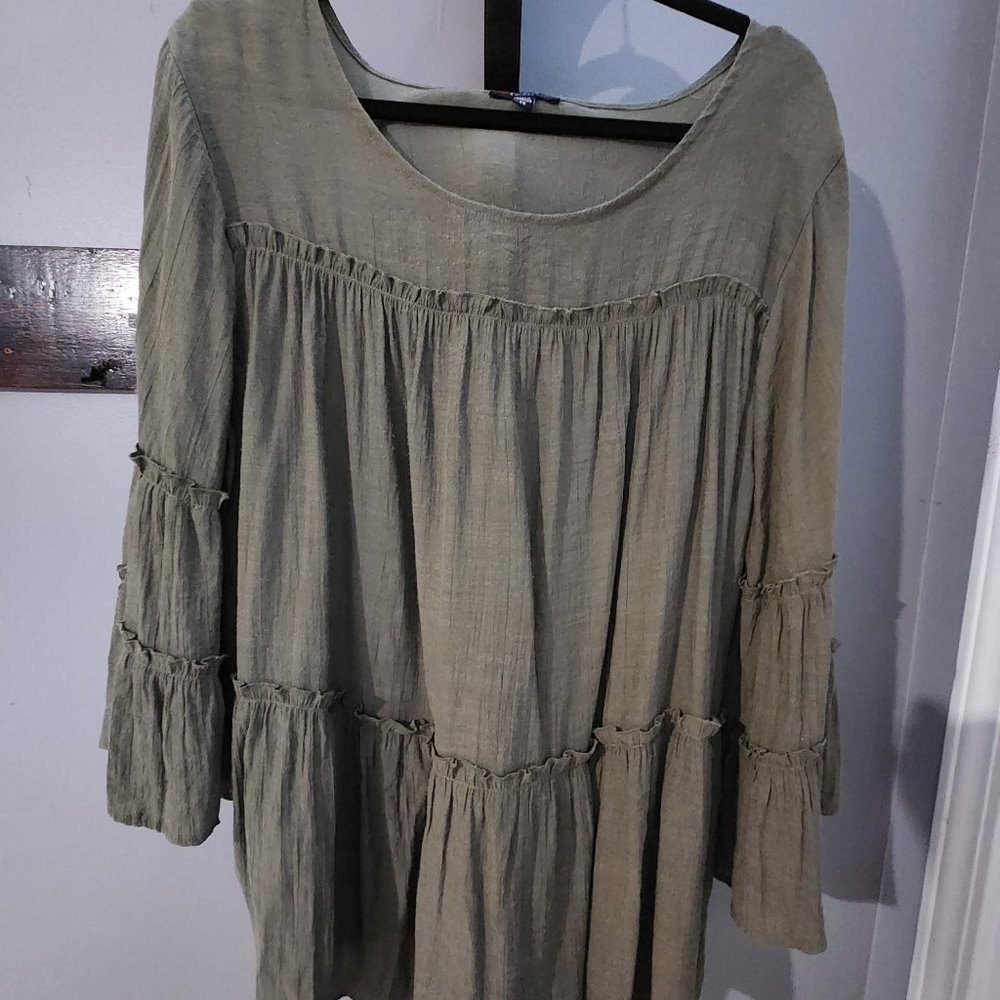 Cocomo Womens Flowy BOHO Tunic top